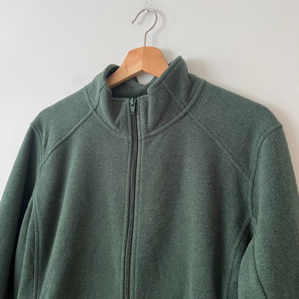NWT Duluth Trading Co Frost Lake Fleece Full Zip Jacket Green Women's Size XL - Picture 4 of 10